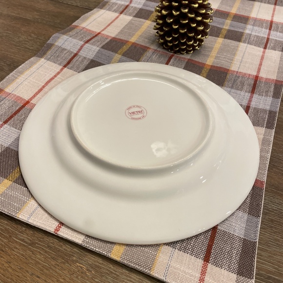 Vietri Holiday Old St Nick Dinner Plate New - Picture 6 of 7